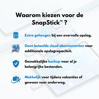 SnapStick™ Stocare Mobilă