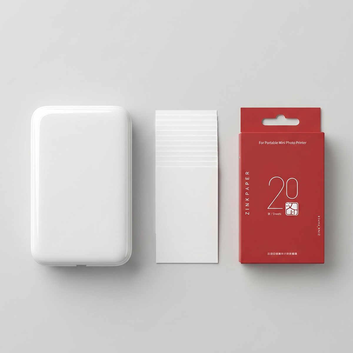 Portable Photo Printer (+20 sheets)