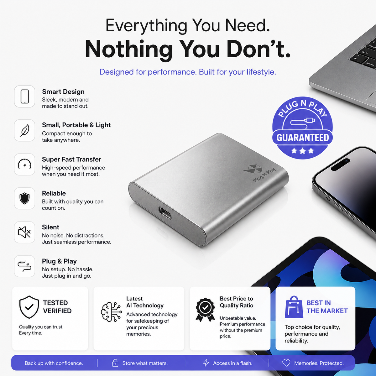 Compact External SSD